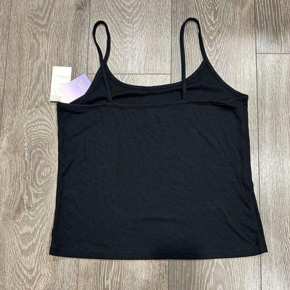 Women's Ultra Soft Ribbed Relaxed Fit Sleep Top & High-Waist Legging Set-Large - Picture 2 of 4